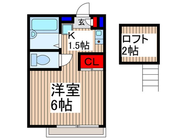 小手指第1レジデンスの物件間取画像